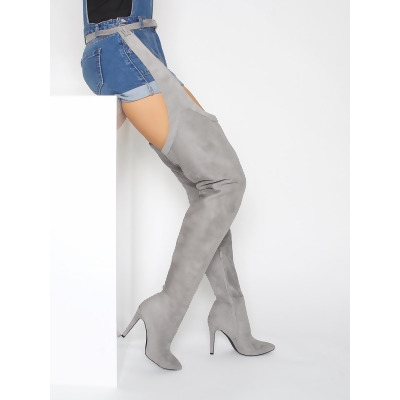 thigh high boots that connect to belt