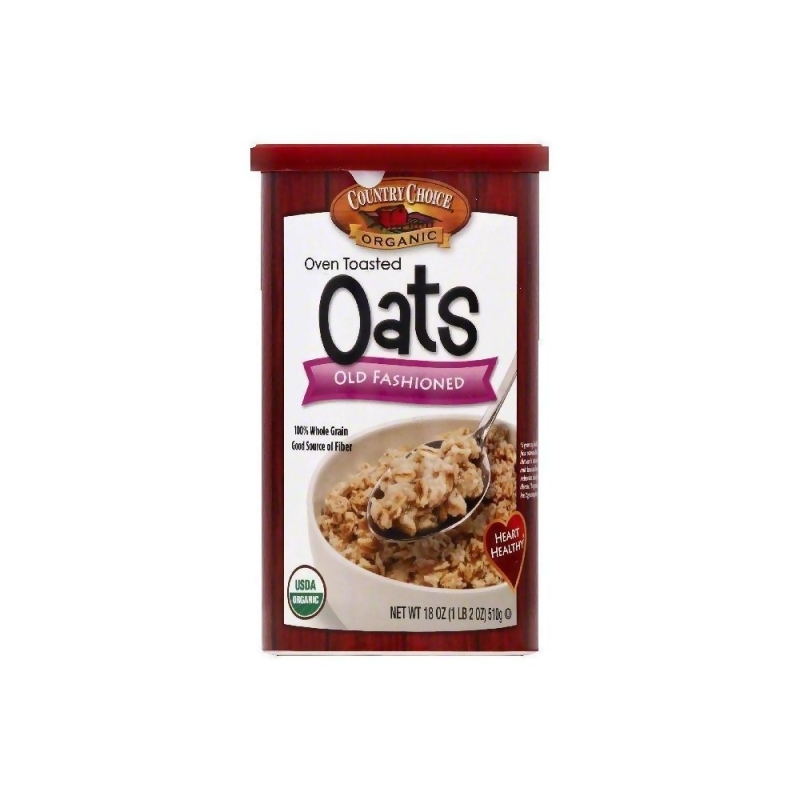Country Choice Oven Toasted Old Fashioned Oats, 18 OZ