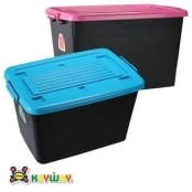 KEYWAY Happy滑輪整理箱 附底輪 90L VK-800 混款隨機 KEYWAY Happy滑輪整理箱 附底輪 90L VK-800 混款隨機