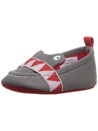 Rosie Pope Kids Footwear I See You Infant Boys Embroidered Crib Shoes 