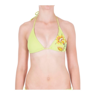 Dippers California Womens Juniors Halter String Bikini Swim Top 
