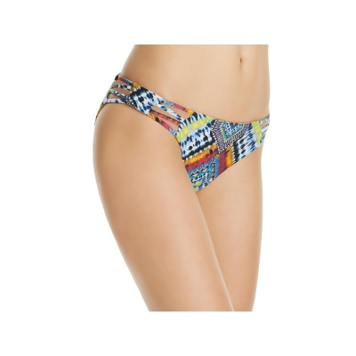Red Carter Womens Printed Cut-Out Swim Bottom Separates 