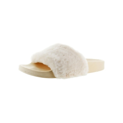 Not Rated Womens Furby Faux Fur Casual Slide Sandals From Bhfo At
