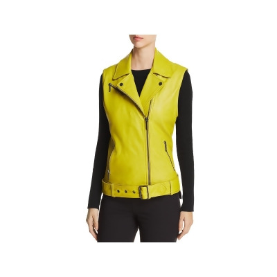 Kenneth Cole New York Womens Winter Leather Motorcycle Jacket From