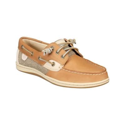 Sperry Womens Songfish Leather Slip On Boat Shoes 