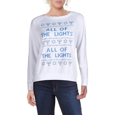 Prince Peter Womens Hanukkah Comfy Coxy Logo Sweatshirt 