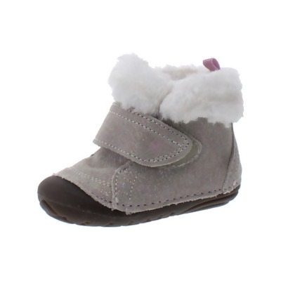 Stride Rite Sophie Leather Iridescent Winter Boots 