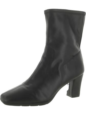 Aerosoles Womens Cinnamon Faux Leather Comfort Insole Dress Boots
