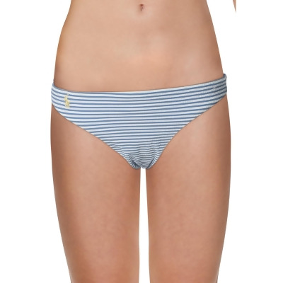 Polo Ralph Lauren Womens Striped Logo Bikini Swim Bottom 
