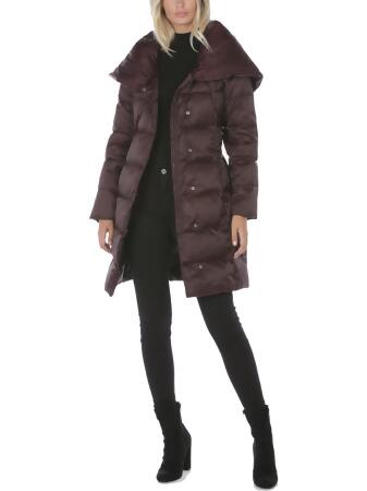 Tahari pillow collar coat outlet