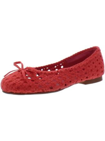 Masseys Womens Dawn Slip On Woven Ballet Flats 