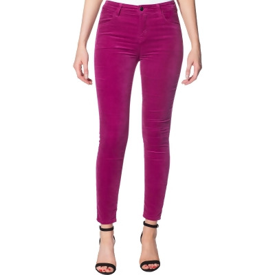 J Brand Womens Alana Velvet Color Wash Skinny Crop Jeans 