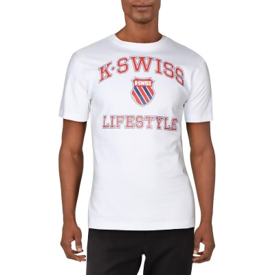 K-Swiss Mens Heritage Cotton Activewear T-Shirt 