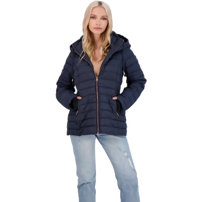 Jessica Simpson Womens Quilted Packable Puffer Coat 