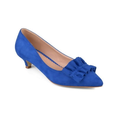 Journee Collection Womens Sabree Suede Pointed Toe Pumps 