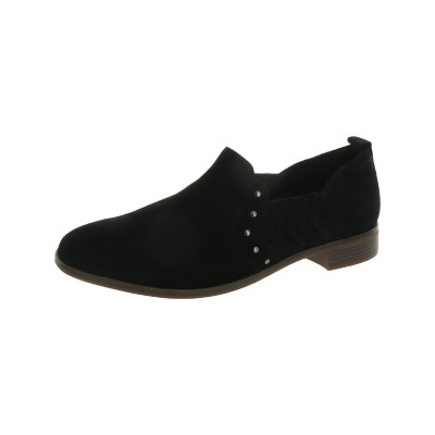 Clarks Womens Trish Bell Suede Slip On Round-Toe Shoes 
