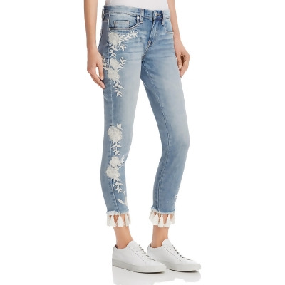 [BLANKNYC] Womens Mid-Rise Crop Skinny Jeans 