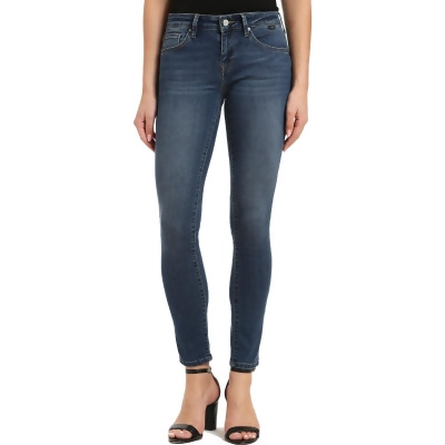 Mavi Jeans Womens Alexa Mid-Rise Medium Wash Skinny Jeans 