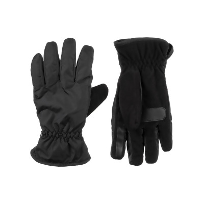 Isotoner Mens Sleek Heat Touch Screen Winter Gloves 