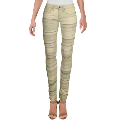 [BLANKNYC] Womens Embroidered Low Rise Skinny Jeans 