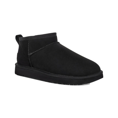 Ugg Womens Classic Ultra Mini Suede Ankle Bootie Slippers 