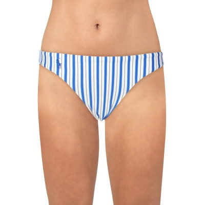 Polo Ralph Lauren Womens Striped High Waist Bikini Swim Bottom 