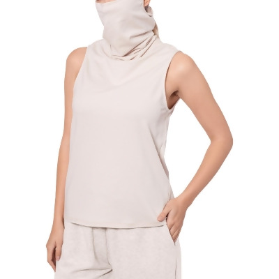 B&A by Betsy and Adam Womens Knit Attached Mask Tank Top 