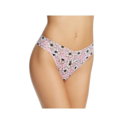 Hanky Panky Womens Lace Floral Thong Panty 