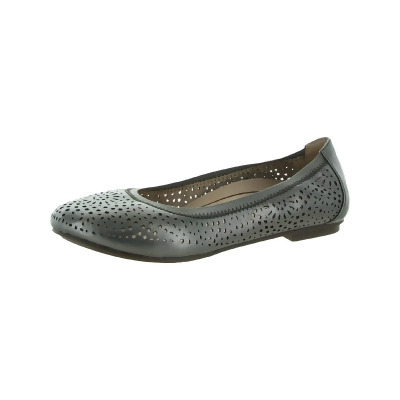 Vionic Womens Robyn Leather Perforated Flats 