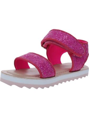 Okie Dokie Girls Petal Flats Glitter Slingback Sandals 