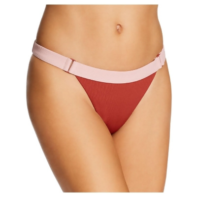 Dolce Vita Womens Banded Bottom Colorblock Bikini Swim Bottom 