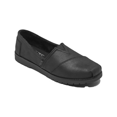 BOBS From Skechers Womens Chill Lugs-Urban Spell Faux Fur Lined Slip On Loafers 