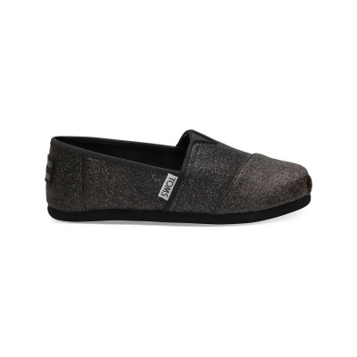 Toms Girls Classic Glitter Casual Slip-On Shoes 