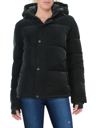 BCBGeneration Womens Quilted Warm Puffer Jacket 