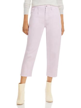 Aqua Womens Axel High Rise Balloon Tapered Leg Jeans 