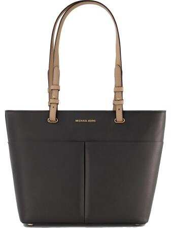 MICHAEL Michael Kors Womens Bedford Leather Shoulder Tote Handbag