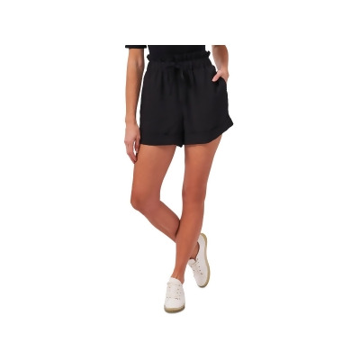 CeCe Womens Paperbag Cuffed High-Waist Shorts 