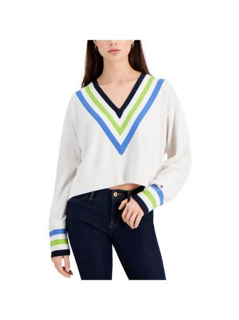 Tommy hilfiger outlet crop sweater women's
