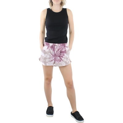 Olive & Oak Womens French Terry Tie-Dye Casual Shorts 