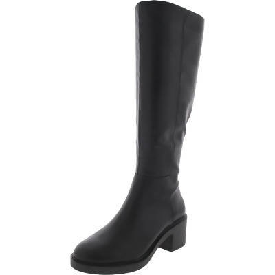 INC Womens Chrissie P Faux Leather Block Heels Knee-High Boots 