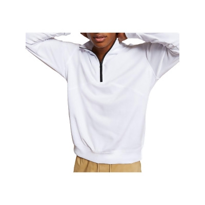 And Now This Mens Mockneck Quarter Zip Pullover Sweater 