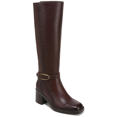 Naturalizer Womens Elliot Leather Square Toe Knee-High Boots 