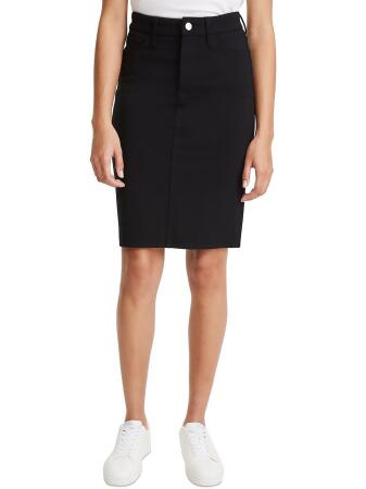 Jen7 white deals denim skirt