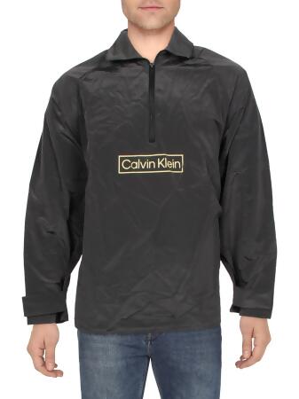 Calvin Klein Mens Lightweight Logo Windbreaker Jacket 