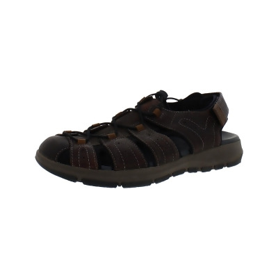 Clarks Mens Brixby Cove Leather Cushioned Fisherman Sandals 