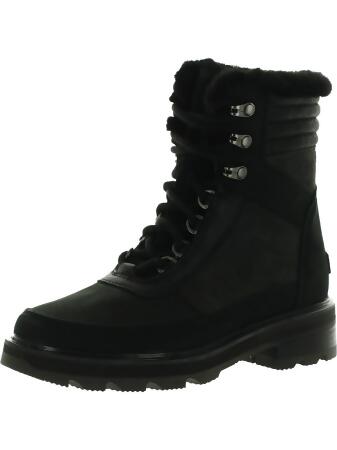 Hunter insulated black leather hiker boots shop