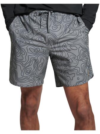BASS OUTDOOR Mens Maps Quick Dry Board Short Swim Trunks 