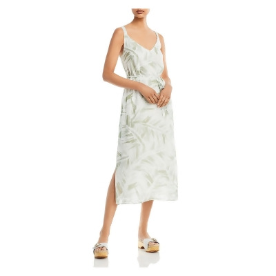 Bella Dahl Womens Printed Sleeveless Slip Dress 