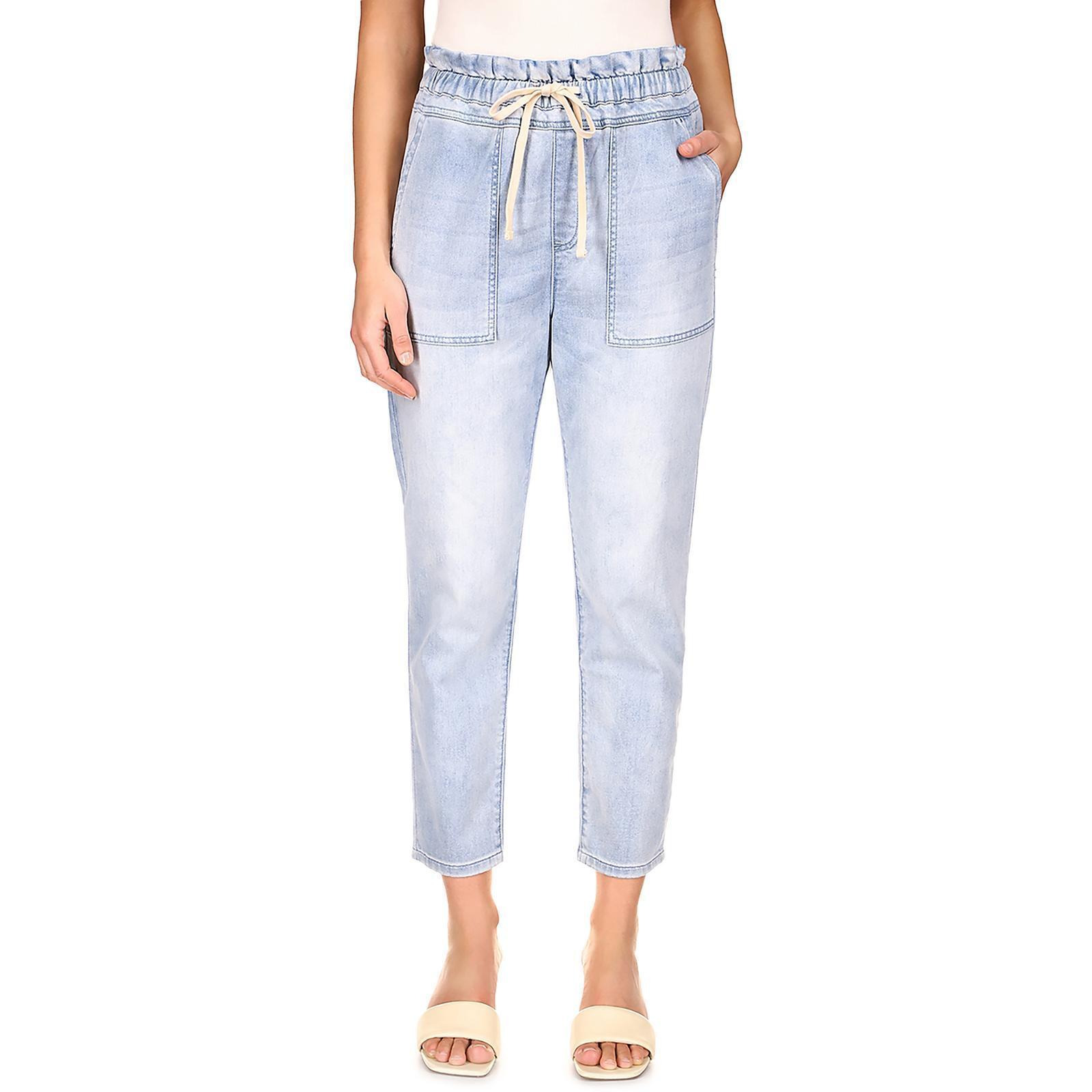 Sanctuary Denim Womens Touring Relaxed Drawstring Cropped Pants