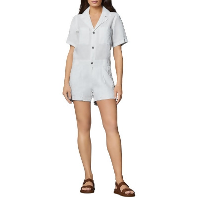 DL1961 Womens Button-down Recycled Material Romper 